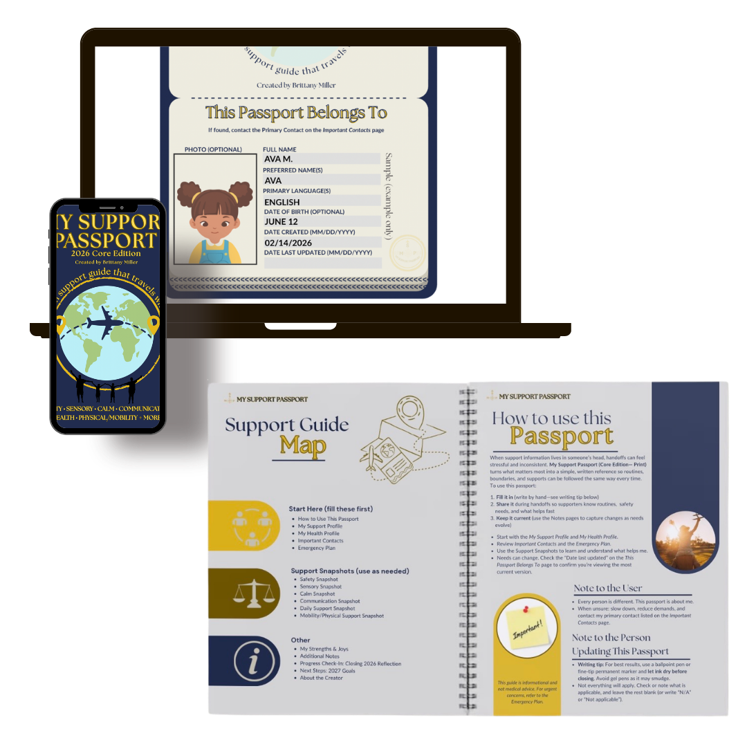 My Support Passport — Core (Printed Preorder + Bonus Digital)