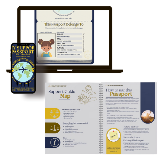 My Support Passport — Core (Printed Preorder + Bonus Digital)