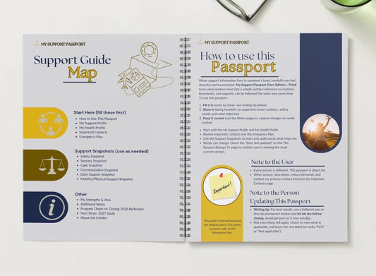 My Support Passport — Core (Printed Only Preorder)