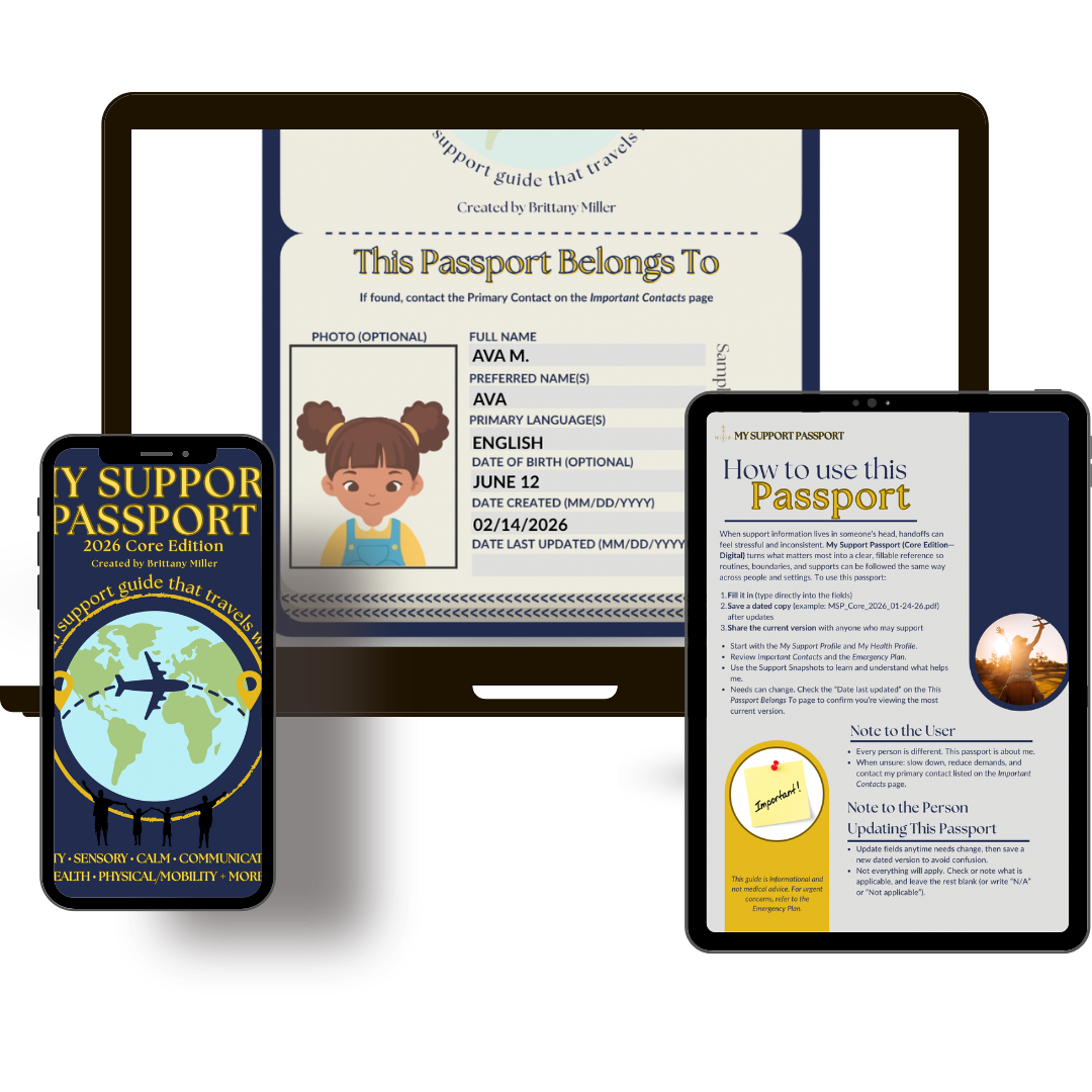 My Support Passport — Core (Digital Only)
