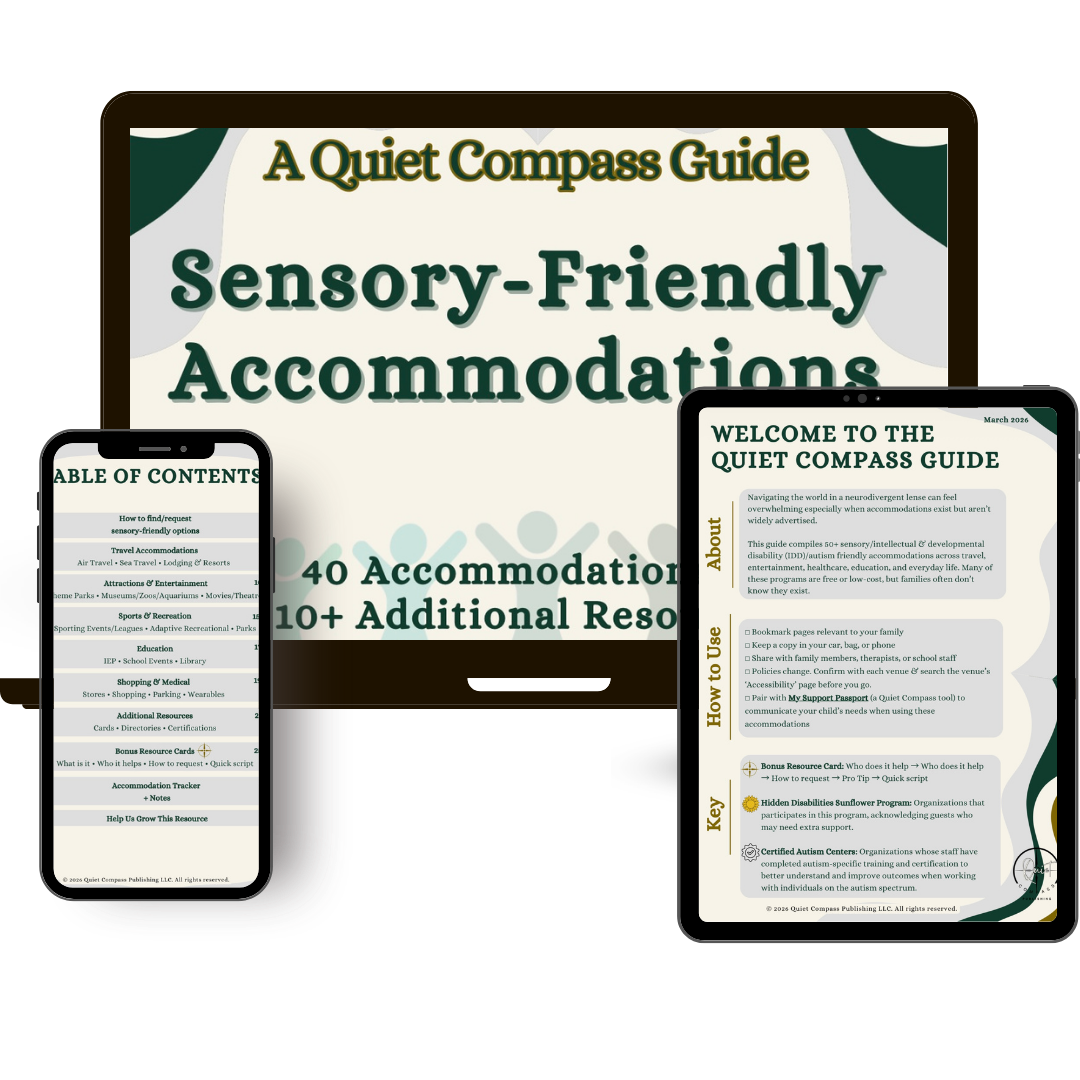 Sensory Friendly Accommodations Guide (Free Digital)
